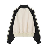 Women Hoodie Sweater Women's Autumn Striped Long Sleeve Casual Jacket