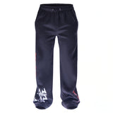 Women Cargo Pants Printed Sweater Suit Autumn and Winter Women's Loose