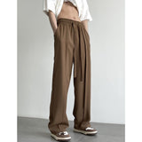 Men Sweatpants Men's Summer Drape Wide Leg Loose Straight Casual