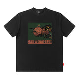 Men T Shirt Printed Short Sleeve T-shirt Men's and Women's Printed Loose