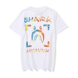 Bathing Ape T Shirt Summer Short Sleeve Letter Print Round Neck Pullover T-shirt