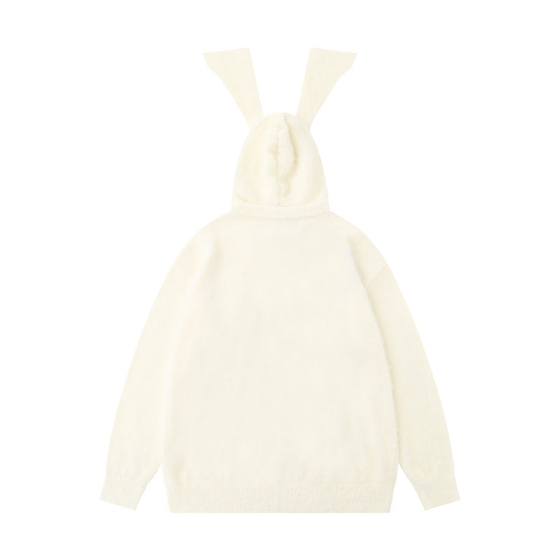 Women Sweater Hooded Sweater Loose Autumn and Winter Women's Knitwear