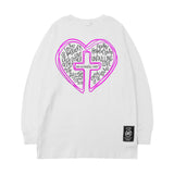 Men Long Sleeve Shirt High Street Sweater Coat Hiphop Long Sleeve T-shirt Autumn