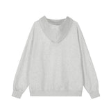 Men Hoodie Metal Decorative Loose Long Sleeve Pullover Hoodie Autumn