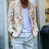 Men's Suits Vests Men's Casual Fashion Printing Suit