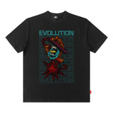 Men's T Shirt Personalized Printed Short-Sleeved T-shirt Men's and Women's Ins Loose