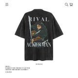 American vintage street T-shirt pure cotton men's and women's summer loose