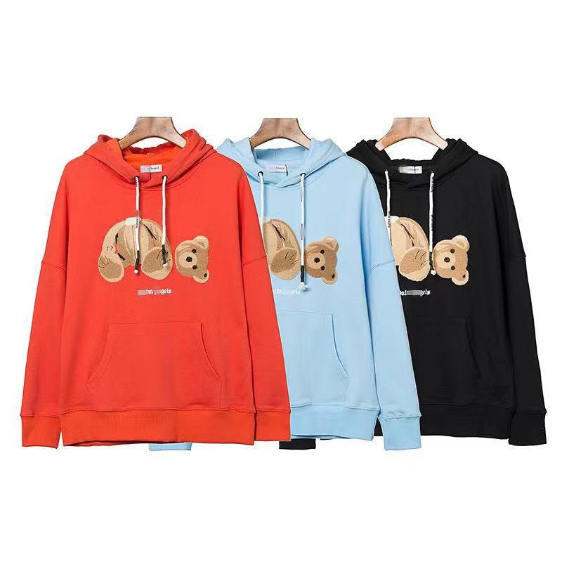 Palm Angle Hoodie Palm Angels Embroidered Hooded Men's and Women's Loose Hoodie Coat