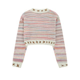 Women Sweater V-neck Sweater Women's Spring Autumn Short Sweater