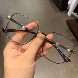 CHH Chrome Hearts Glasses Pure Titanium Square Ultra Light Myopia Glasses Frame
