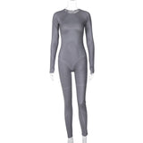Women Jumpsuit Women's Winter Fashion Printing Sports Long Sleeve Jumpsuit