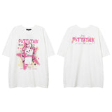 Men T Shirt Printed Short-Sleeved T-shirt for Men and Women Loose Hip Hop Couple
