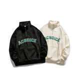 Unisex Hoodie Spring Retro College Style Letters Men