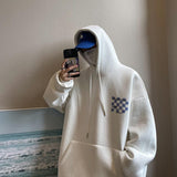Men Hoodie Sweater High Street Men's Coat Hooded Autumn and Winter Ins Hong Kong Style