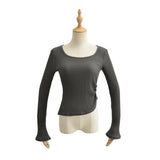 Women T-Shirt Autumn Pure Desire Style Long Sleeve Temperament Top