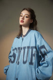 Unisex Jacket Fall Letter Print Jacket Women's Clothing