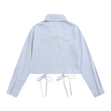 Women Long Sleeve Shirt Short Long Sleeve Shirt for Girls Autumn Design Casual