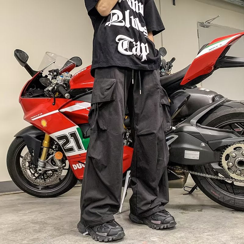 Men Sweatpants Casual Pants Men's Summer Drawstring Jogger Pants Loose