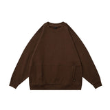 Unisex Hoodie Retro Crew Neck Pullover Sweatshirt Men's Design Fashion Brand