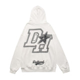 Men Hoodie Letter Printed Hoodie Pullover Hooded Top