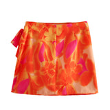 Women Skirt Summer Print Skirt Suit