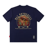 Men T Shirt Printed Short-Sleeved T-shirt Boys Casual Loose Summer