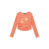 Women Sweater Color Matching Sweater Girls Spring and Autumn Casual round Neck
