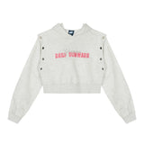 Women Hoodie Cropped Hoodie Girls Spring and Autumn Print Leisure