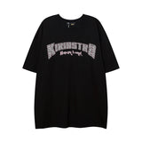 Men T Shirt Fashion Brand Leopard Print Letter Print Couple Short Sleeve T-shirt Men and Women