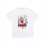 Mens T-shirts 24SS Electromagnetic Tee Artist Illustration Short Sleeve Crew Neck Half Sleeve