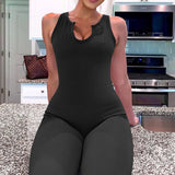 Women Jumpsuit Sleeveless Vest Yoga Clothes Tight Sexy Jumpsuit