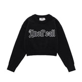 Women Sweater Short Sweater for Girls Loose-Fitting Casual round-Neck Sweater