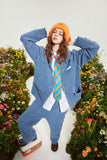 Unisex Jacket Autumn Texture Denim Jacket Women's Clothing