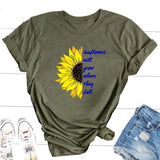 Ukraine Sunflower T-shirt Vintage Ukrainian Lovers Print