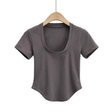 Women T-Shirt Summer Short-Sleeved Shirt Short T-shirt