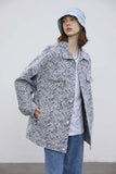 Unisex Jacket Autumn Jacquard Affixed Cloth Embroidered Jacket Women's Clothing