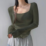 Women Long Sleeve Shirt Women's Top