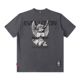 Men T Shirt Short-Sleeved T-shirt Men's Fashion Brand Ins Hong Kong Style Loose Men's Clothing