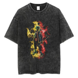 Men Streetwear T Shirt Japanese Harajuku Tshirt Anime