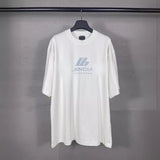 Men T-shirts Summer Paris Letter Print Short Sleeve T-Shirt Loose Casual