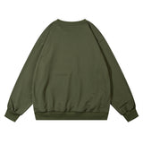 Men Hoodie Printed round Neck Long-Sleeved Sweater Men's Autumn and Winter Loose Sports Pullover