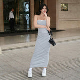 Women Dresses Sexy Slim-Fit Suspender Dress Dress