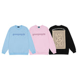 Men Long Sleeve Shirt West Coast Paisley Stitching Casual Couple Long Sleeve T-shirt