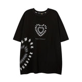 Men T Shirt Printed Short-Sleeved T-shirt Men's Loose Casual