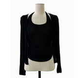 Women Long Sleeve Shirt Camisole Women's Long Sleeve Cardigan Jacket
