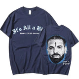 Rapper Drake Graphic Print T-shirt Men's T-shirt