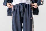 Unisex Pants Fall Color Contrast Patchwork Casual Pants