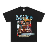 Mike Tyson T Shirt Vintage Loose Short Sleeve