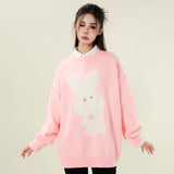 Women Sweater round Neck Sweater Women's Loose Casual Autumn