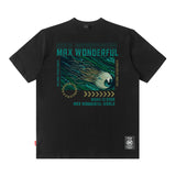 Men T Shirt Retro Fashion Brand T-shirt for Men and Women Spring and Summer